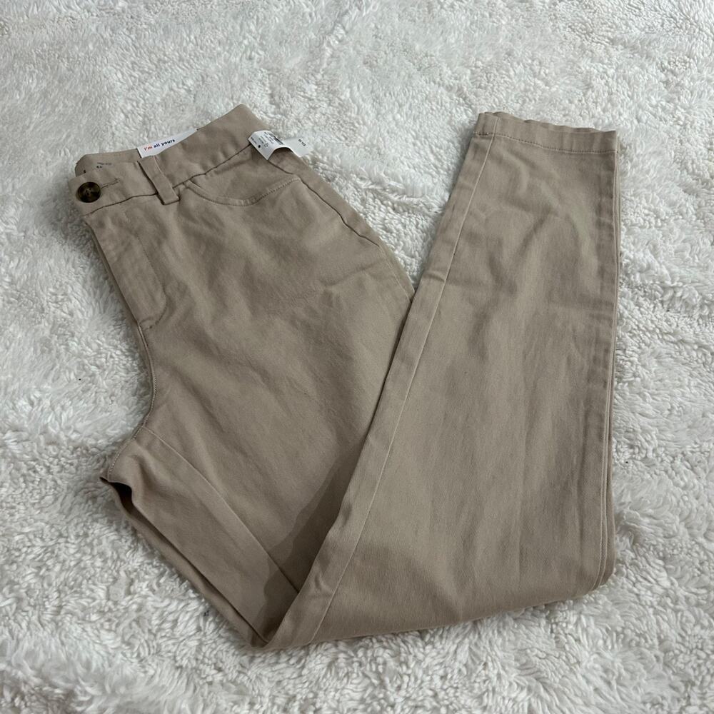Old Navy Womens Khakis NWT Sz 2 High Rise Skinny 100% Cotton Work Wear Business